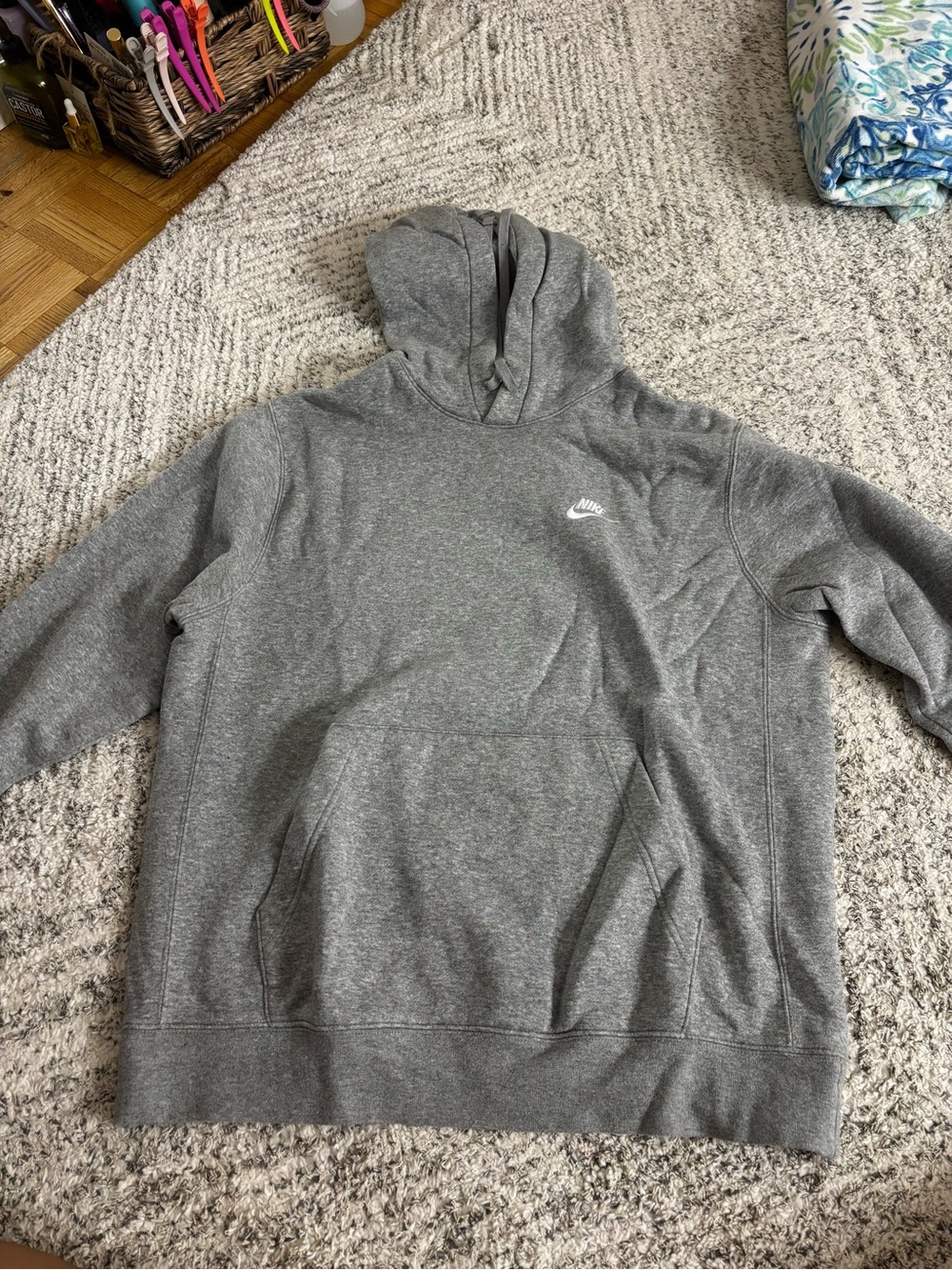 Nike Women's Gray Pullover Hoodie